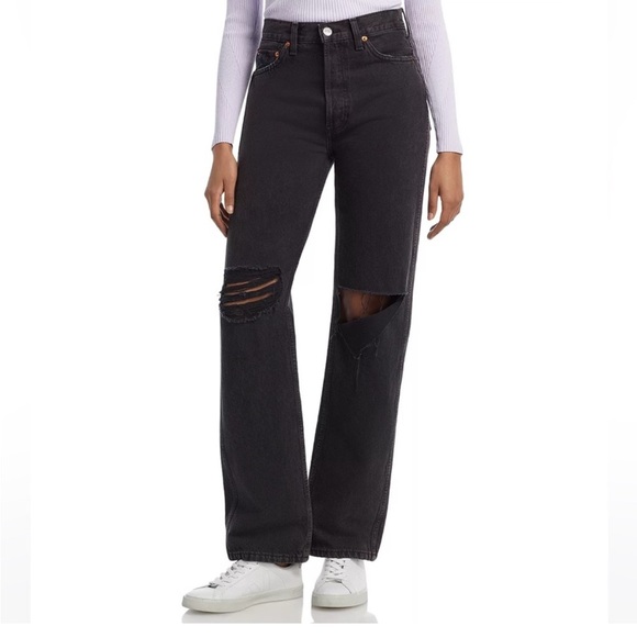 Re/Done Denim - Re/Done Originals 90s High Rise Loose Jeans